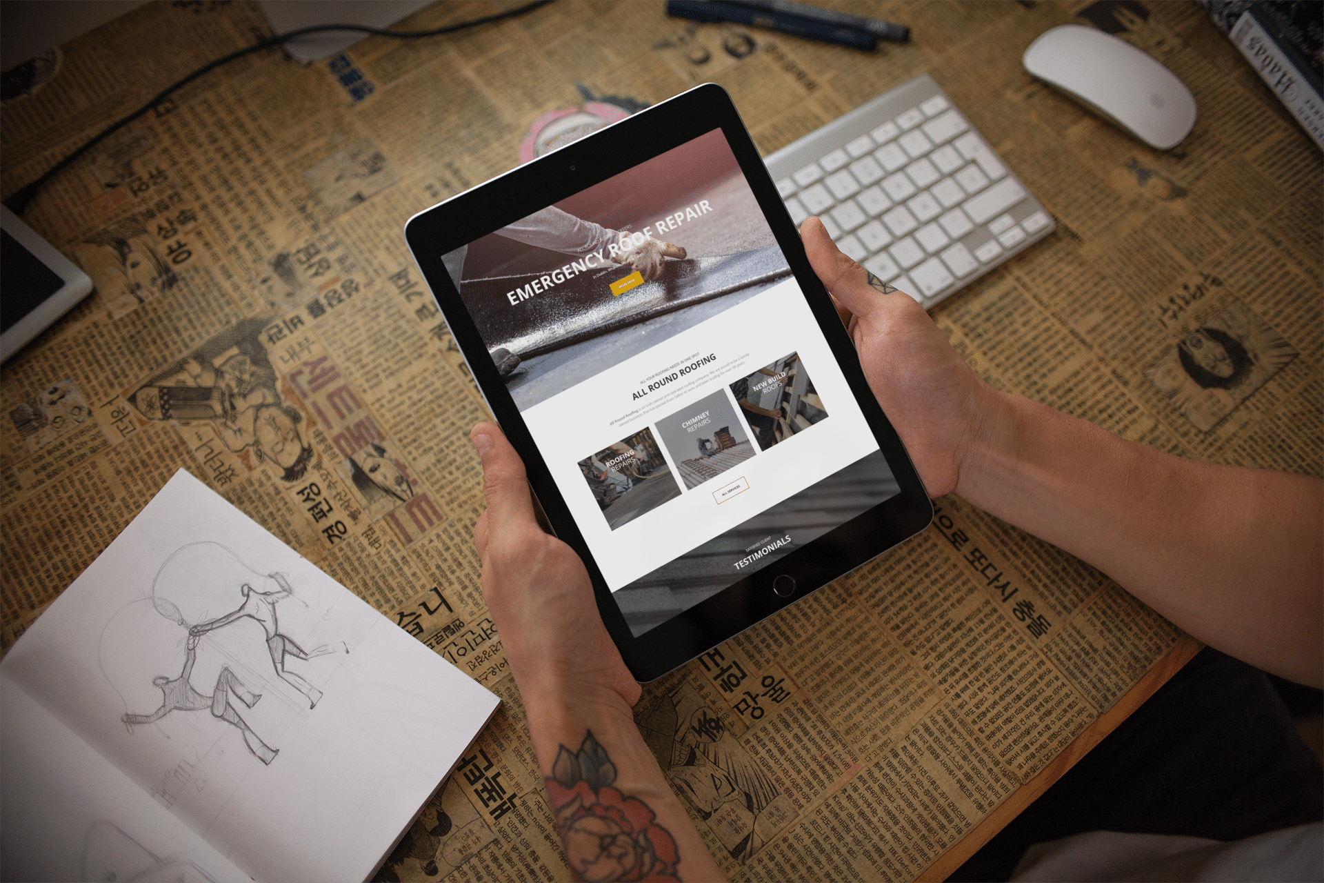 Sprint Digital All Round Roofing Website