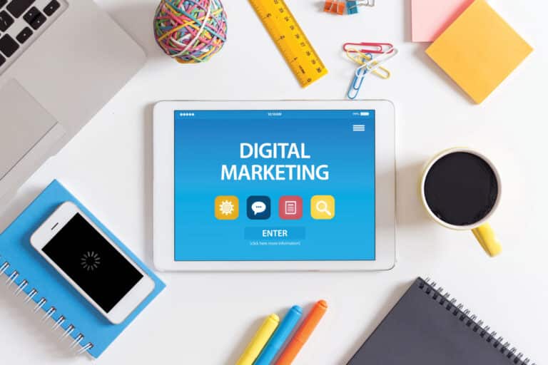 Digital Marketing on tablet Sprint Digital