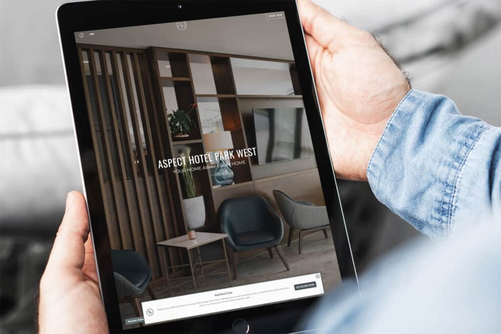 Aspect Hotel Park West On Tablet By Sprint Digital