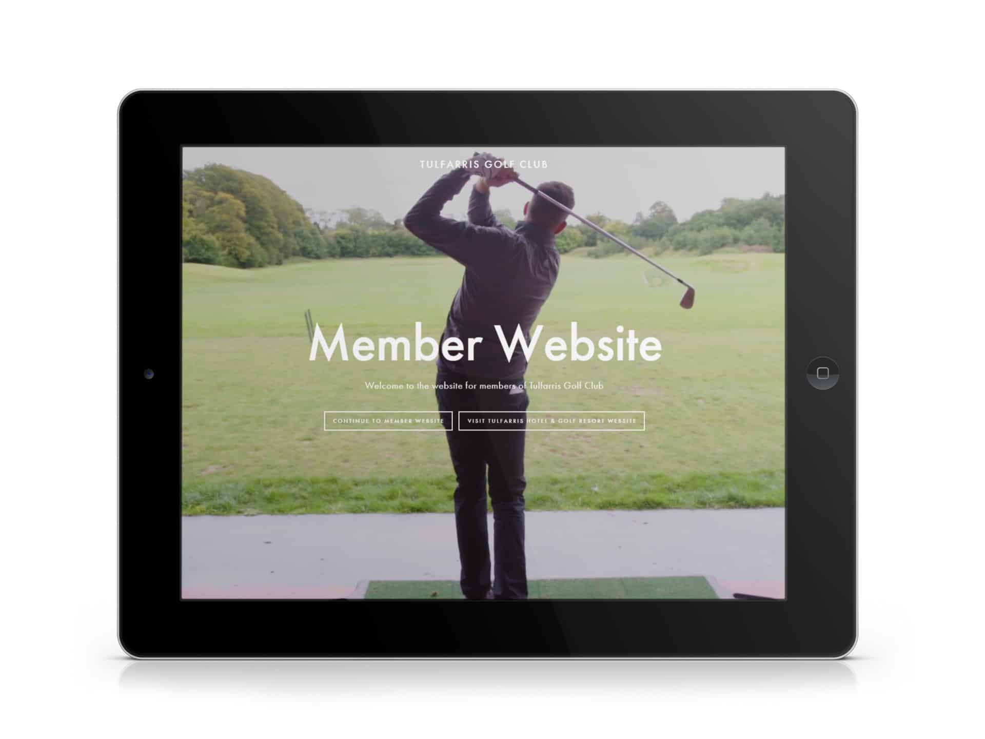 Tulfarris Golf Club Website Design By Sprint Digital Marketing Agency