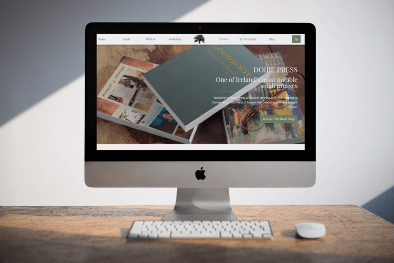 Doire Press Website Design By Sprint Digital