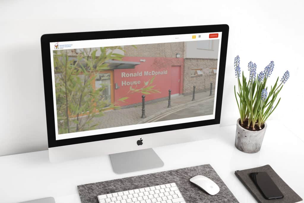 Ronald McDonald House Charity Website Design By Sprint Digital